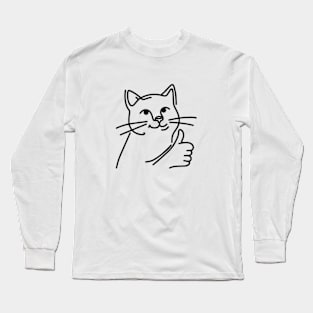 Git Gud Cat Meme Long Sleeve T-Shirt